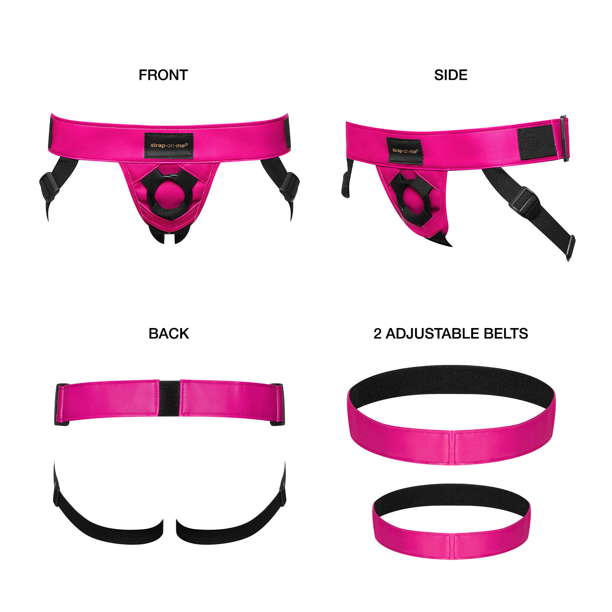 Strap-on-me Leatherette Harness Curious