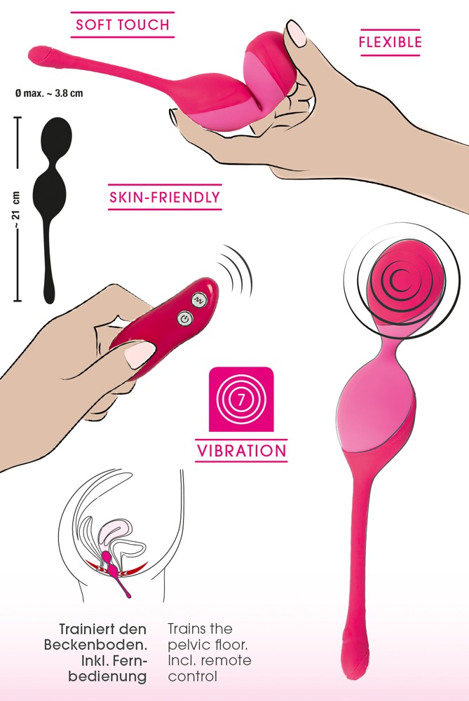 Sweet Smile Loveballs remote controlled