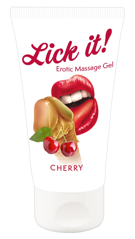 Lick it!  Erotic Massage Gel Cherry