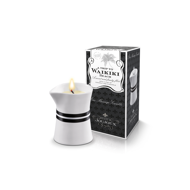 Petits Joujoux  Massagekerze klein A trip to Waikiki Beach