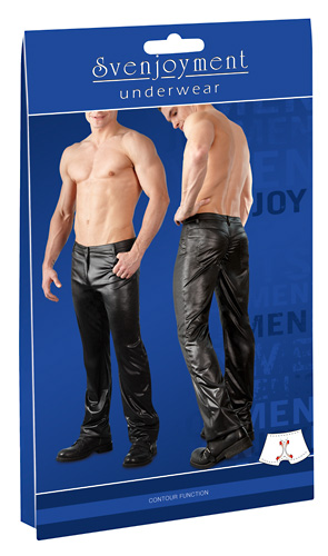 Svenjoyment Herren Wetlook-Hose Lack