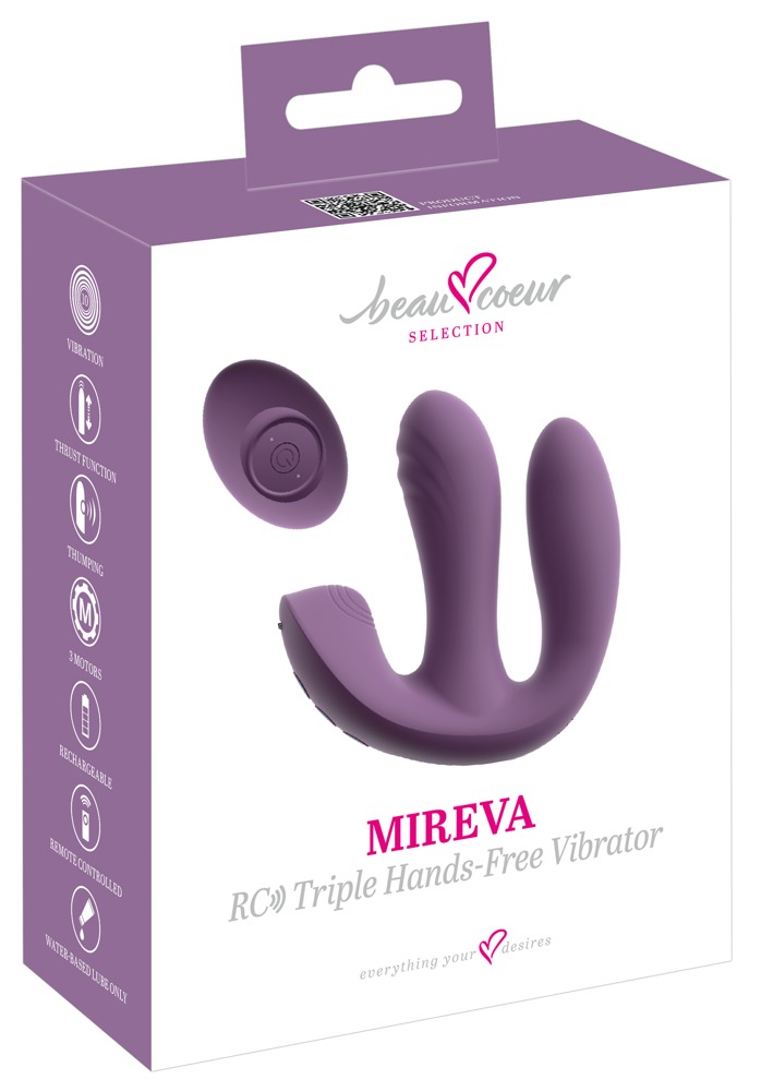 beau coeur MIREVA RC Triple Hands-Free Vibrator