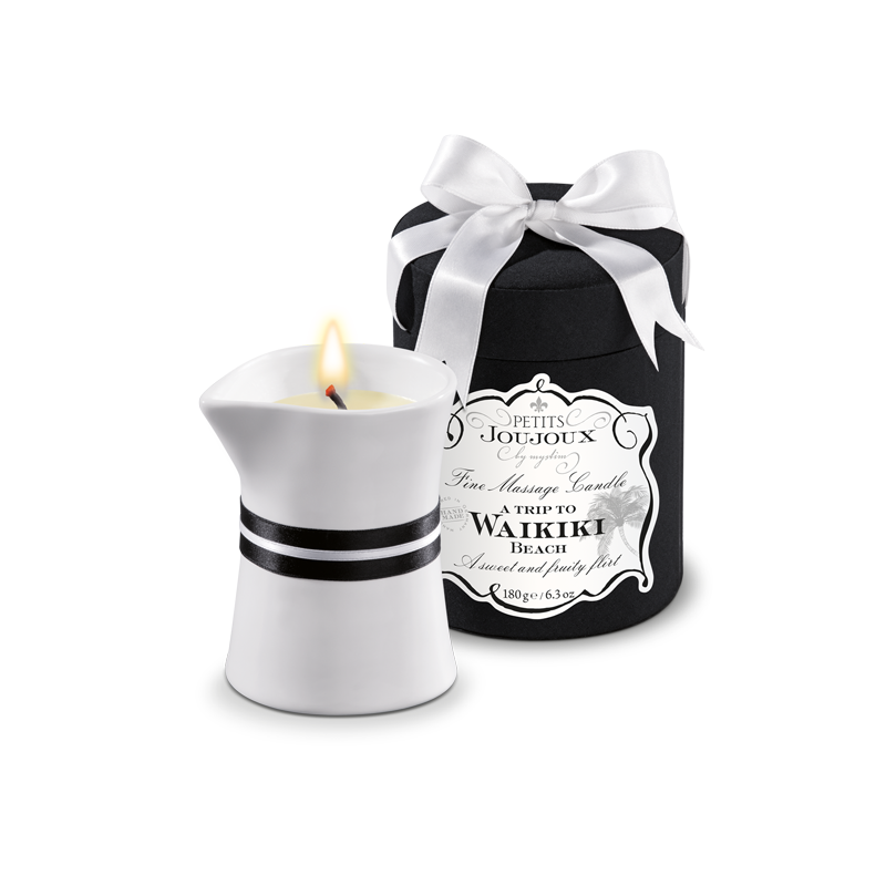Petits Joujoux  Massagekerze gross A trip to Waikiki Beach