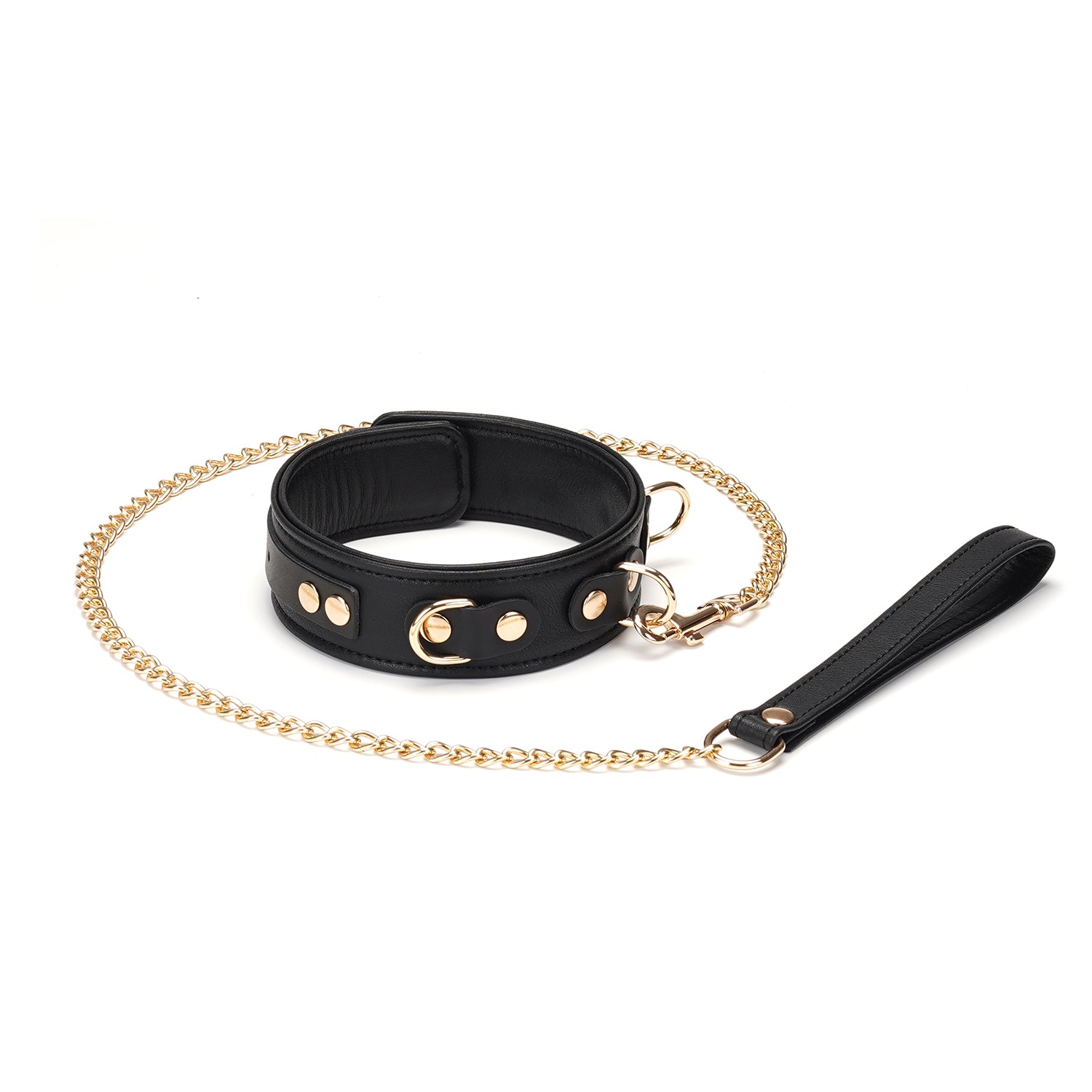Liebe Seele Dark Secret - Echtleder Halsband & Leine