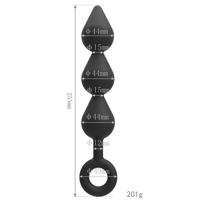 Zenn Silicone Anal Beads Plug