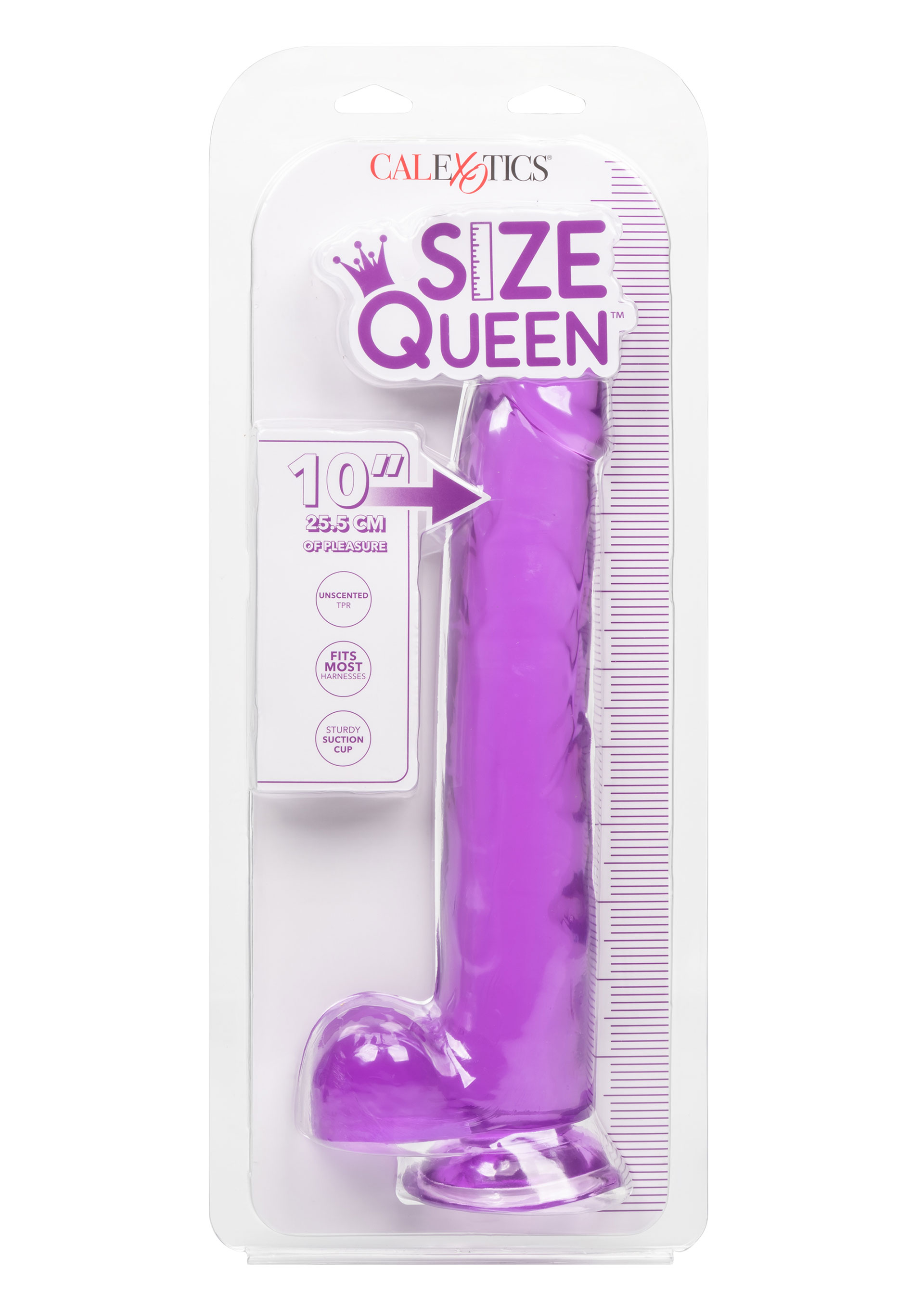 California Exotics Queen Size Dong 10 Inch lila