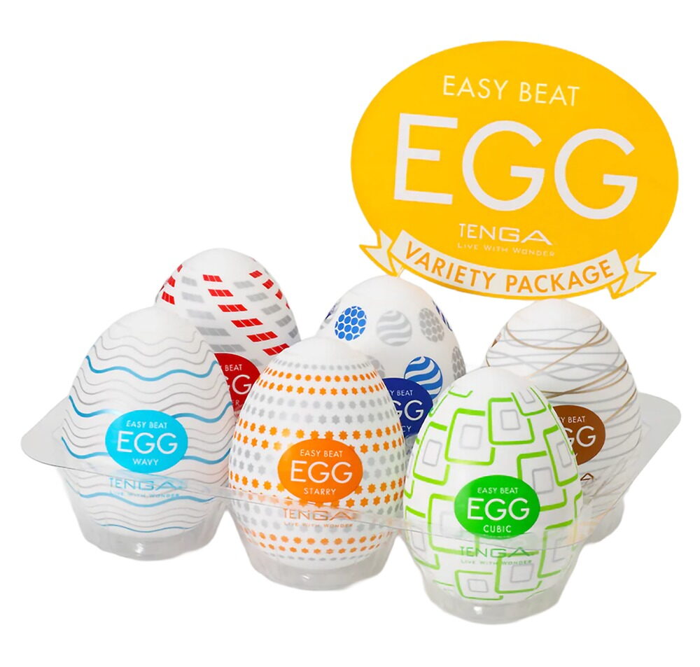 TENGA Egg Variety Pack Standard – 6 Masturbator-Eggs