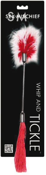 SPORTSHEETS Whip & Tickle red/white