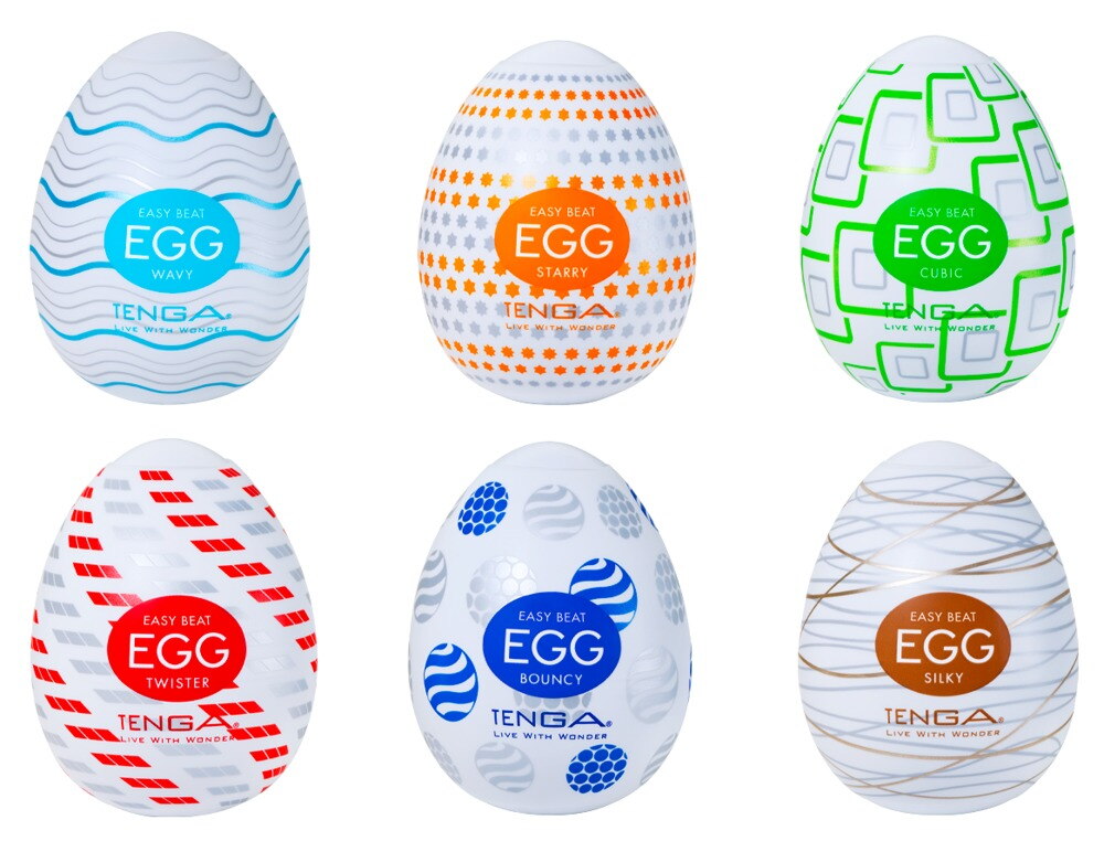 TENGA Egg Variety Pack Standard – 6 Masturbator-Eggs