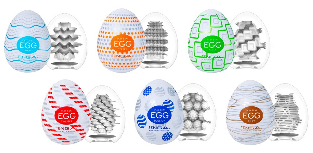 TENGA Egg Variety Pack Standard – 6 Masturbator-Eggs