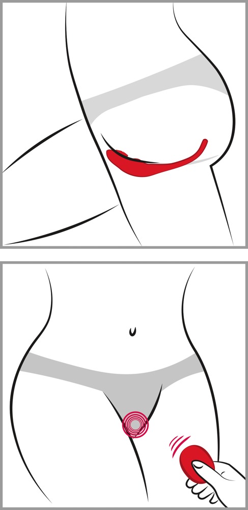 Sweet Smile RC Slim Panty Vibrator