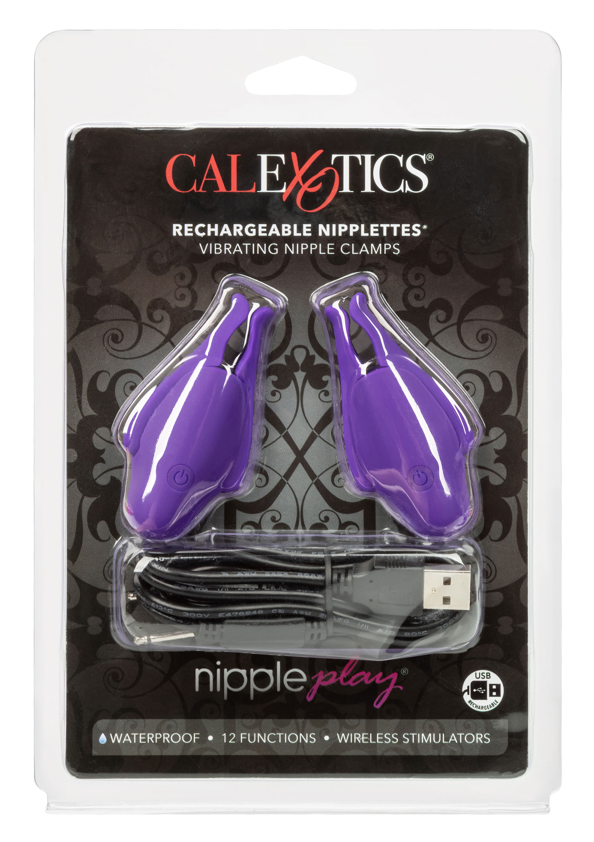 California Exotics  Rechargeable Nipplettes Lila