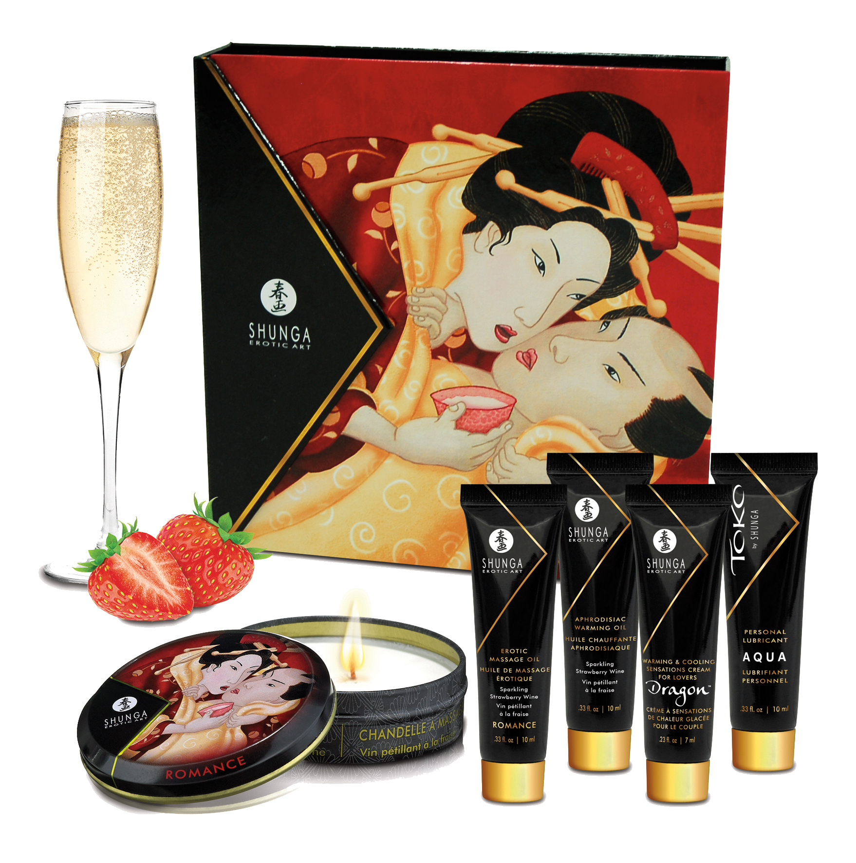 SHUNGA Geisha's Secret Collection Sparkling Strawberry