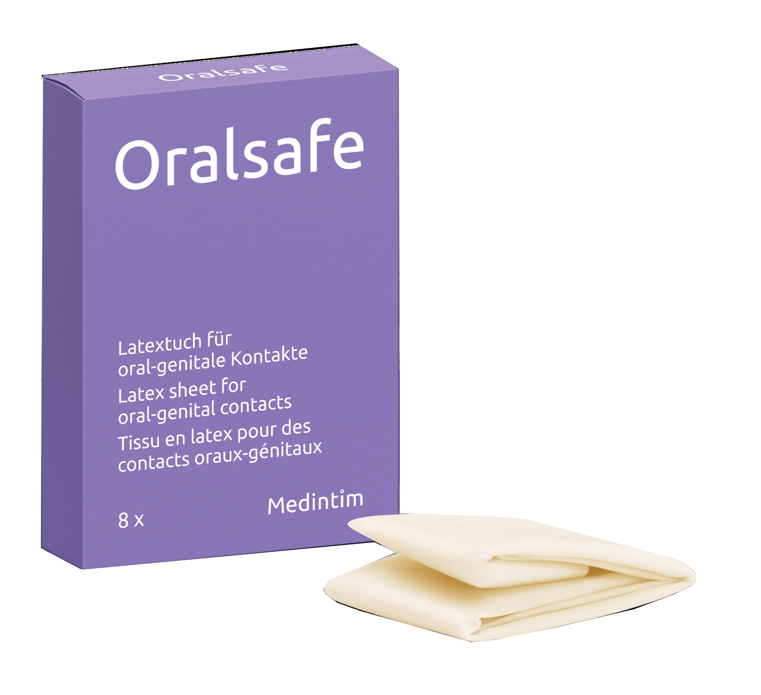 MEDintim ORALsafe Latex-Tücher neutral
