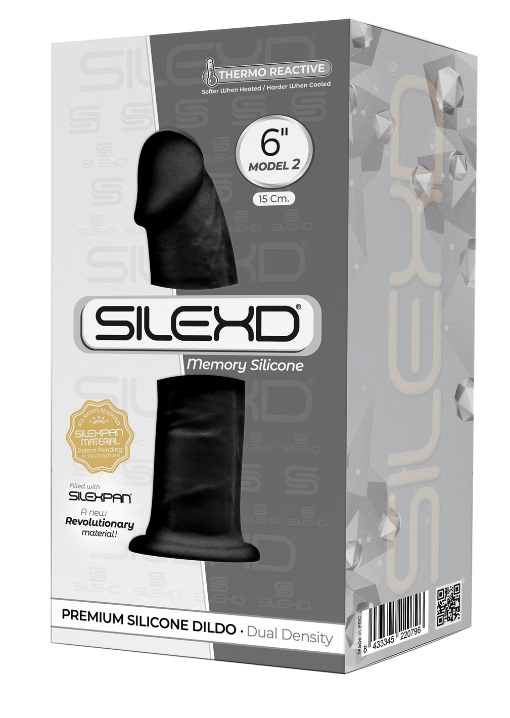 Silexd Dual Density Silicone Dildo Model 2