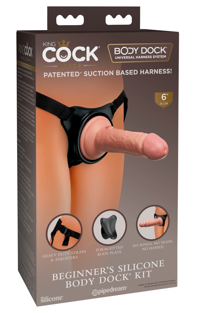 King Cock Beginner's Silicone Body Dock Kit