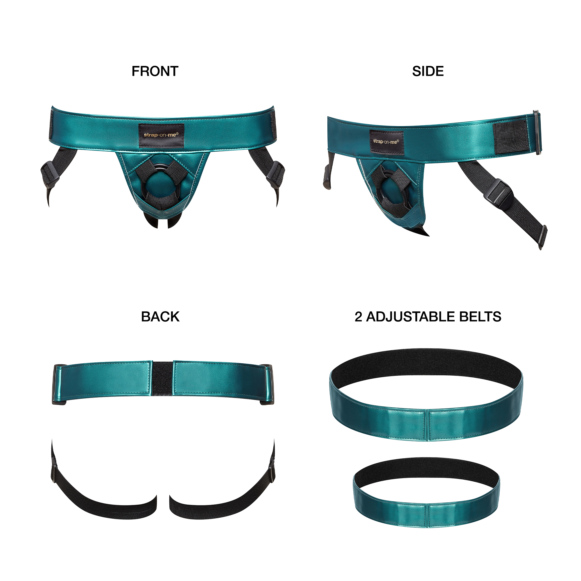 Strap-on-me Leatherette Harness Curious