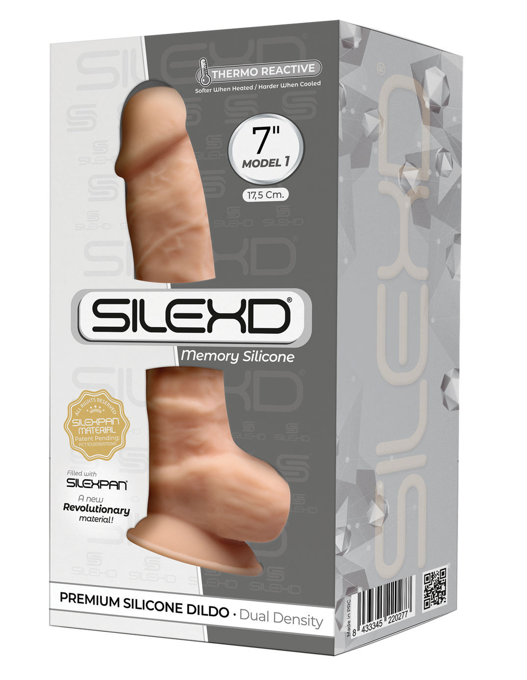 Silexd Dual Density Silicone Dildo Model 1