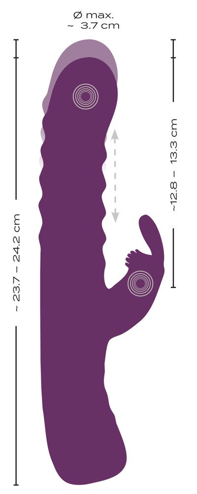 Javida 2 Function Rabbit Vibrator