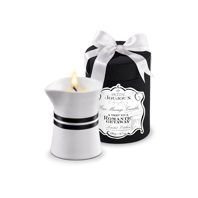 Petits Joujoux  Massagekerze gross A trip to a Romatik Getaway