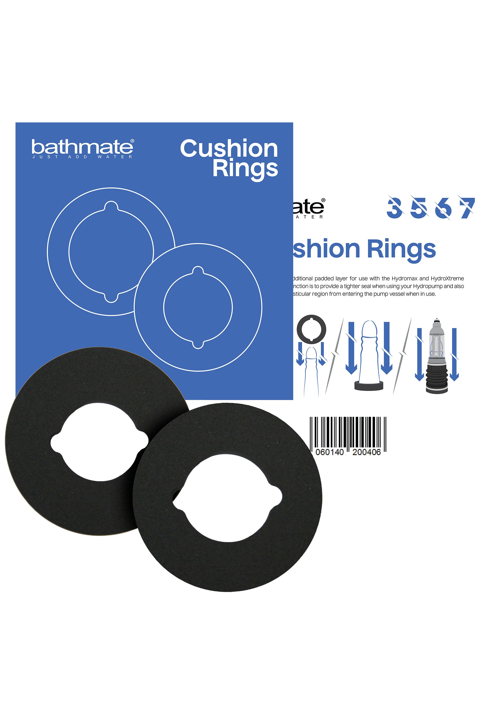 Bathmate Cushion Ringe für Hydromax 3/5/6/7