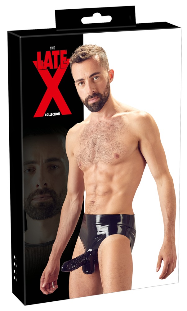 Late X Latex Slip mit Penishlle Late X Latex Slip mit Penishlle
