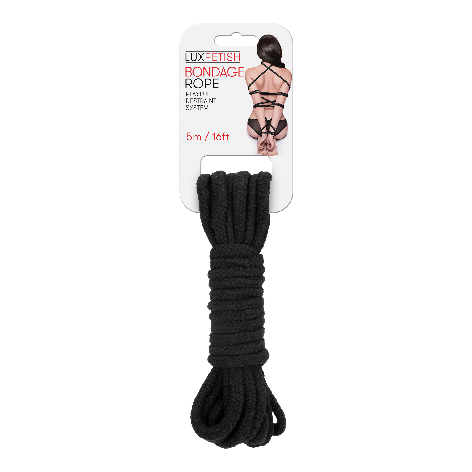 Lux Fetish Bondage Rope black