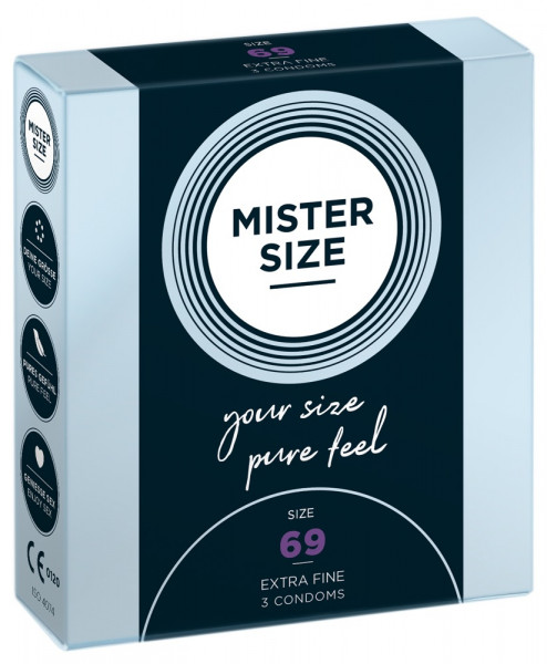 MISTER SIZE 69mm Condoms 3pcs