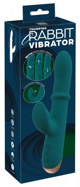 You2Toys Thumping Rabbit Vibrator with Moving Ring