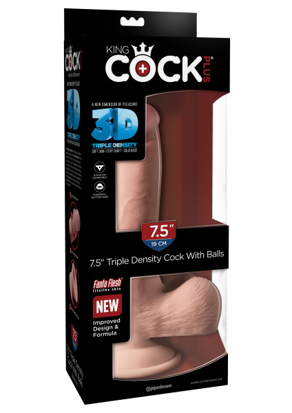 King Cock Triple Density wBalls 7.5Inch