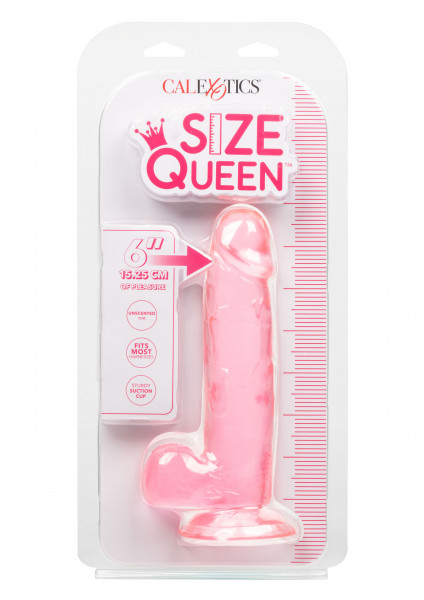 California Exotics Queen Size Dong 6 Inch pink