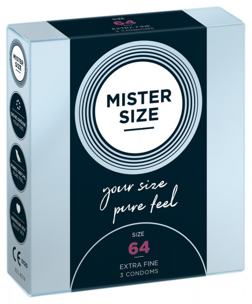 MISTER SIZE 64mm Condoms 3pcs