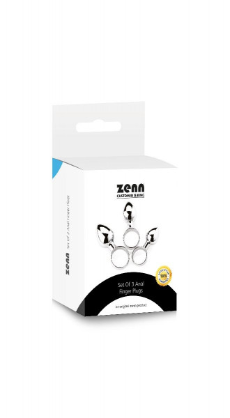 Zenn Set of 3 Anal Finger Plugs