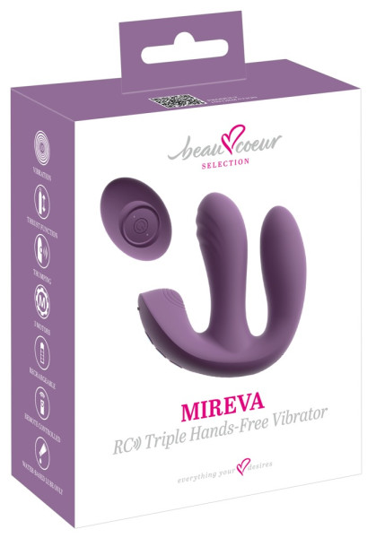 beau coeur MIREVA RC Triple Hands-Free Vibrator