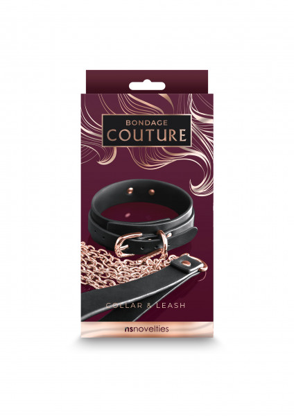 NS Novelties Bondage Couture Collar &amp; Leash