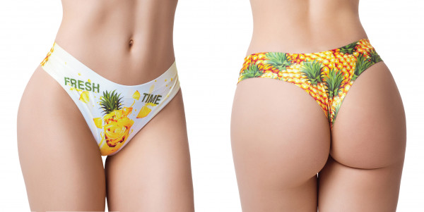 Memème FRESH SUMMER PINEAPPLE Thong S