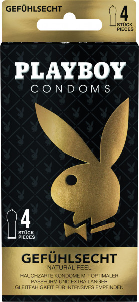 PLAYBOY Condoms Gefühlsecht 4er