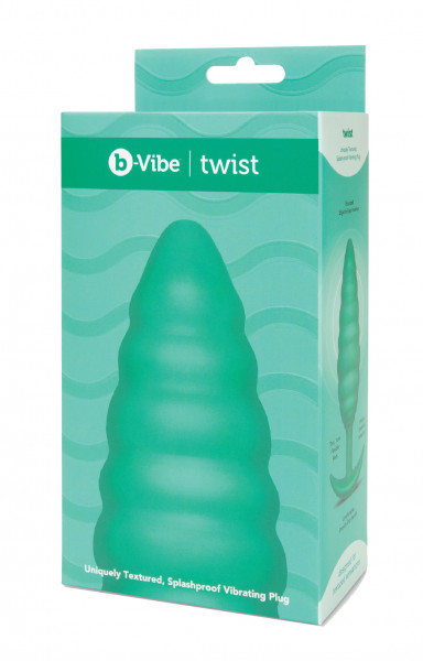 b-Vibe Twist Texture Plug Green