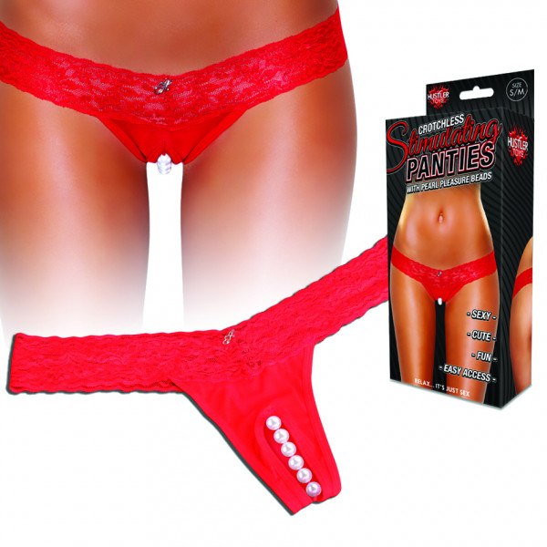 HUSTLER Stimulating Panties red S/M