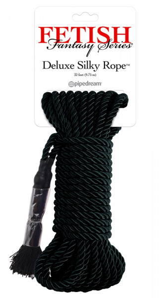 Fetish Fantasy Deluxe Silky Rope schwarz