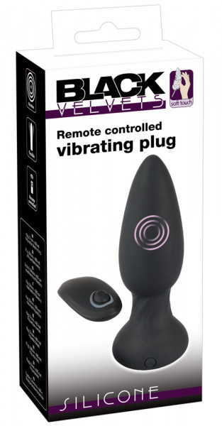 Black Velvets Vibrating Plug