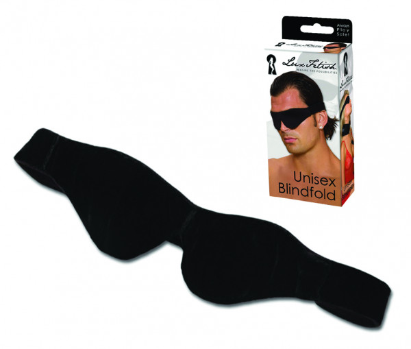 LUX FETISH Unisex Blindfold black