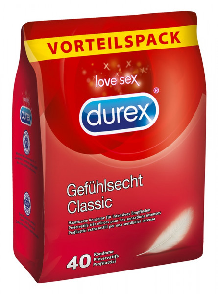 Durex Gefühlsecht Classi 40 Stk