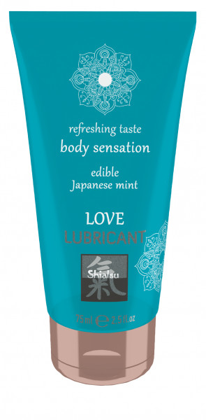 SHIATSU Edible Love lubricant - Japanese Mint 75ml