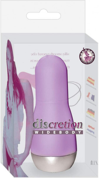 Discretion Mini Vibrator Wide Body lila