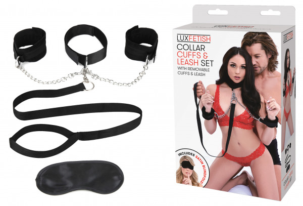 LUX FETISH Collar And Cuff