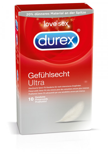 DUREX Gefühlsecht Ultra 10 St.