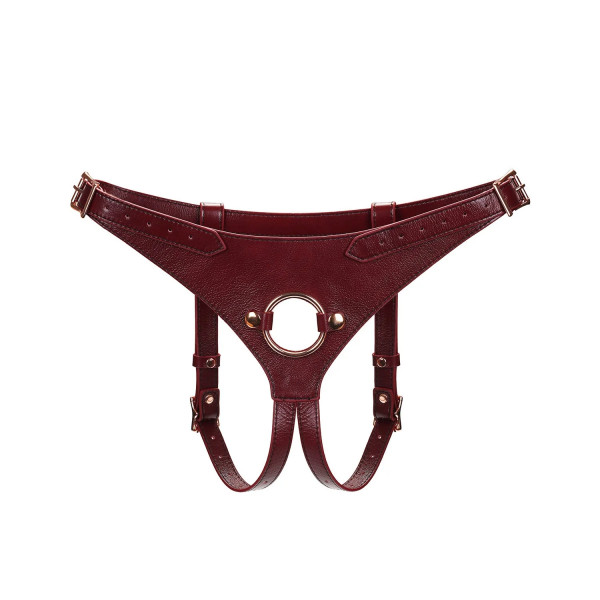 Liebe Seele Wine Red - Strap On Harness
