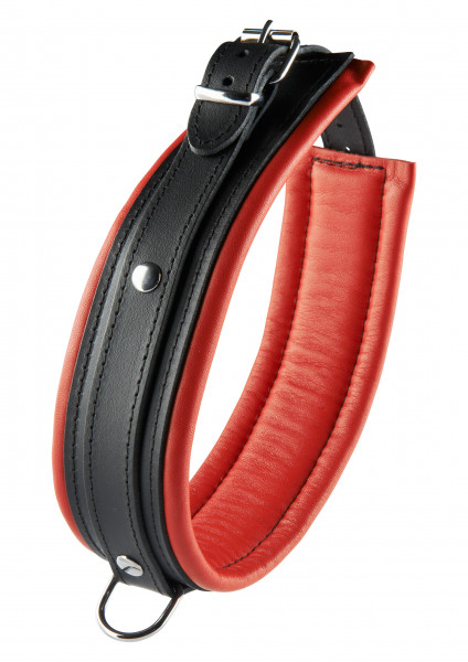 Hidden Desire Collar 5 cm Black/Red