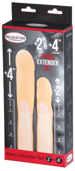 MALESATION Penis Extender Set 2&#039; + 4